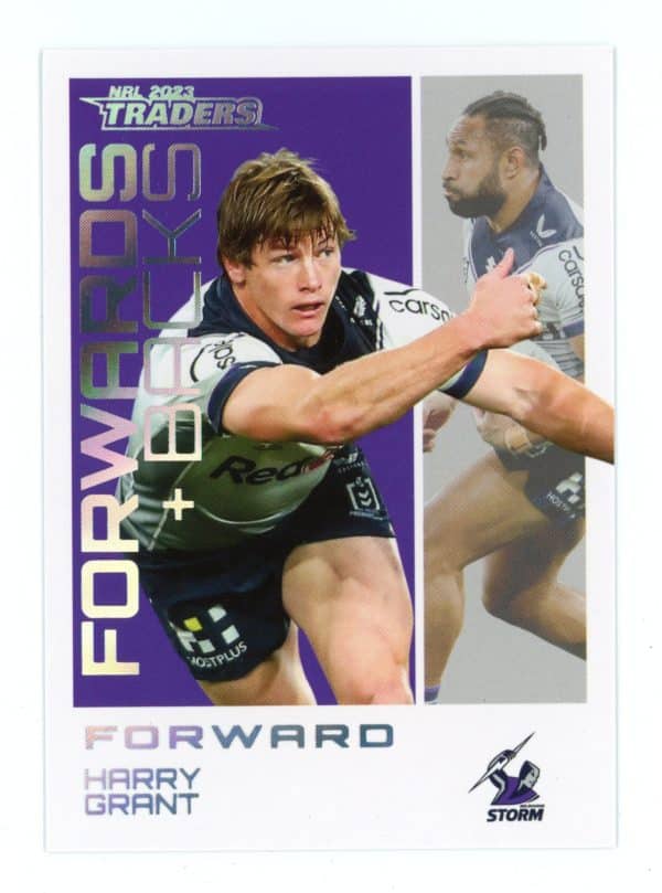 2023 NRL Traders Forwards & Backs Parallel - FBP13 Harry Grant Melbourne Storm