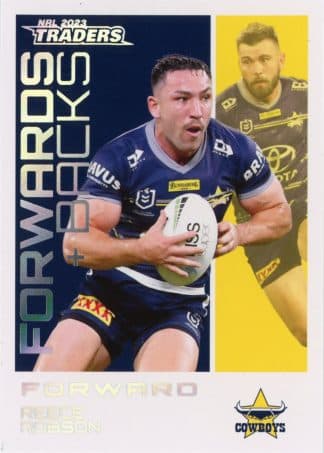 2023 NRL Traders Forwards & Backs Parallel - FBP17 Reece Robson North QLD Cowboys