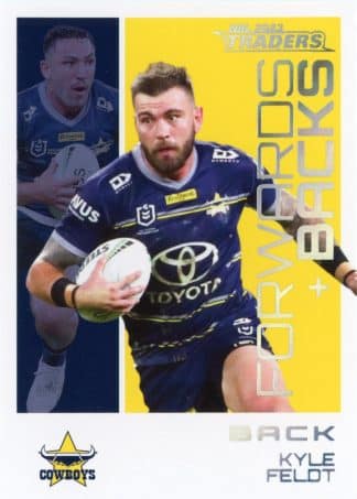 2023 NRL Traders Forwards & Backs Parallel - FBP18 Kyle Feldt North QLD Cowboys