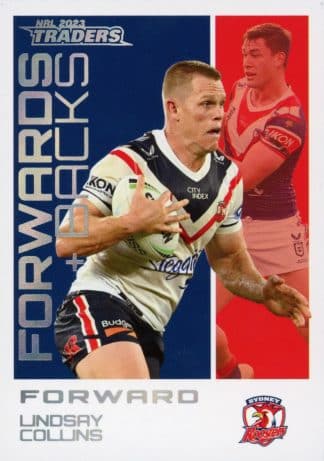 2023 NRL Traders Forwards & Backs Parallel - FBP27 Lindsay Collins Sydney Roosters