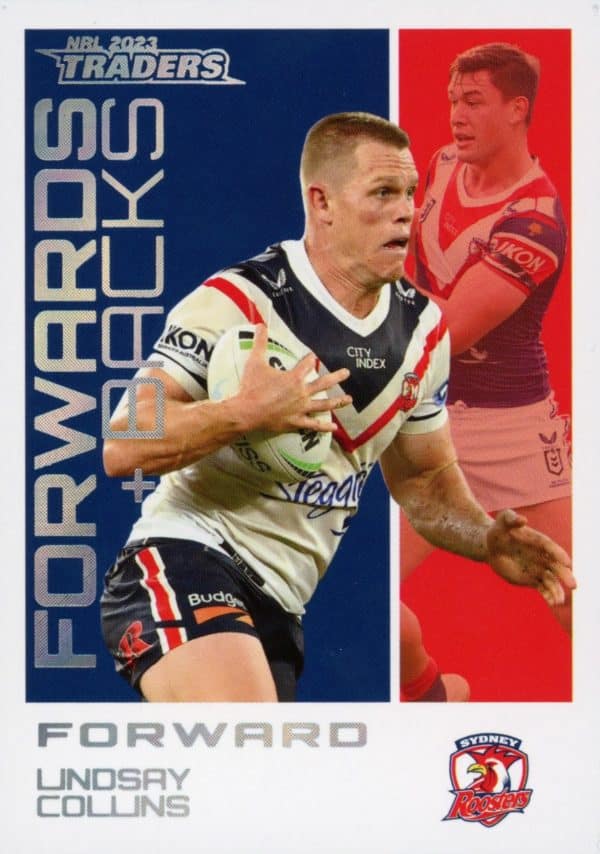 2023 NRL Traders Forwards & Backs Parallel - FBP27 Lindsay Collins Sydney Roosters
