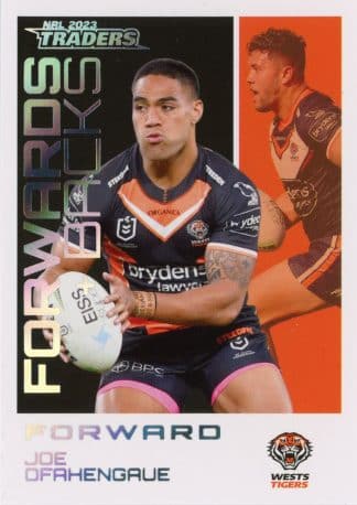 2023 NRL Traders Forwards & Backs Parallel - FBP31 Joe Ofahengaue Wests Tigers