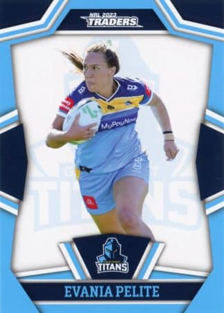 2023 NRL Traders Women - NRLW18 Evania Pelite Gold Coast Titans