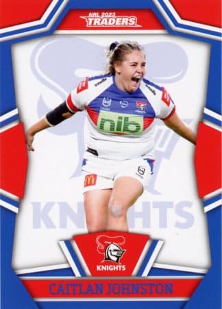 2023 NRL Traders Women - NRLW22 Caitlan Johnston Newcastle Knights