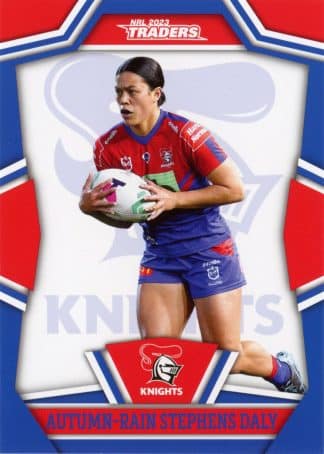 2023 NRL Traders Women - NRLW25 Autumn-Rain Stephens Daly Newcastle Knights