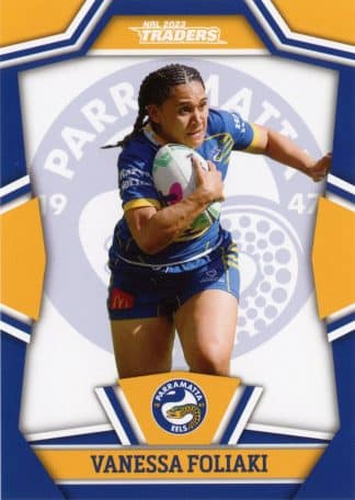 2023 NRL Traders Women - NRLW30 Vanessa Foliaki Parramatta Eels