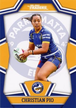 2023 NRL Traders Women - NRLW34 Christian Pio Parramatta Eels