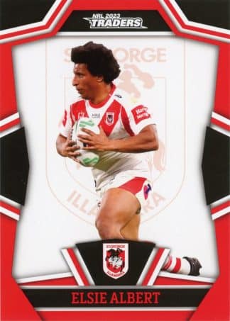 2023 NRL Traders Women - NRLW37 Elsie Albert St George Dragons