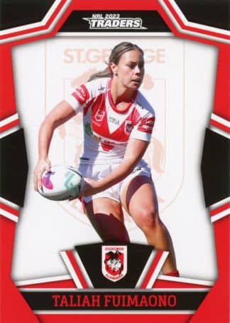 2023 NRL Traders Women - NRLW42 Taliah Fuimaono St George Dragons