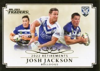 2023 NRL Traders Retirements - R02 Josh Jackson Canterbury Bulldogs