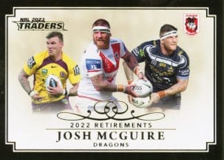 2023 NRL Traders Retirements - R04 Josh McGuire St George Dragons