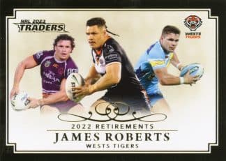 2023 NRL Traders Retirements - R07 James Roberts Wests Tigers