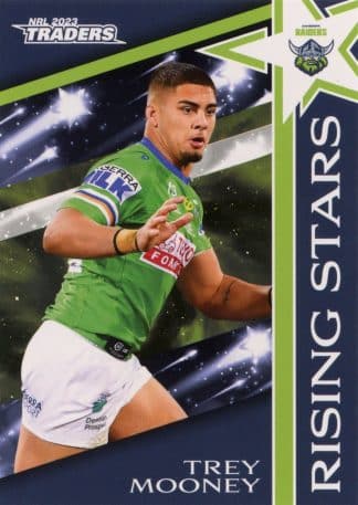 2023 NRL Traders Rising Stars - RS04 Trey Mooney Canberra Raiders