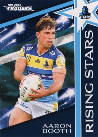 2023 NRL Traders Rising Stars - RS13 Aaron Booth Gold Coast Titans
