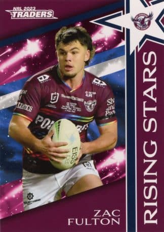2023 NRL Traders Rising Stars - RS16 Zac Fulton Manly Sea Eagles