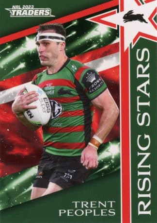 2023 NRL Traders Rising Stars - RS34 Trent Peoples South Sydney Rabbitohs