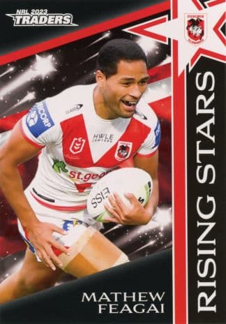 2023 NRL Traders Rising Stars - RS37 Mathew Feagai St George Dragons