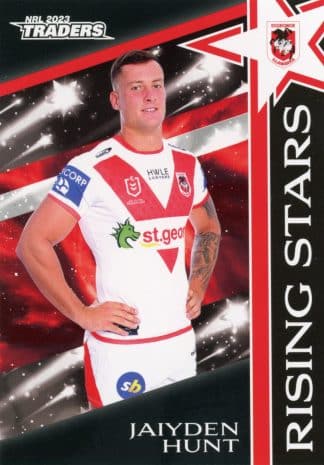 2023 NRL Traders Rising Stars - RS38 Jaiyden Hunt St George Dragons