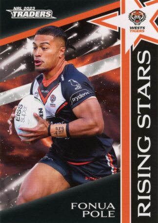 2023 NRL Traders Rising Stars - RS47 Fonua Pole Wests Tigers