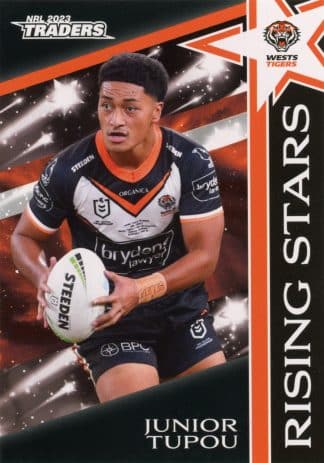 2023 NRL Traders Rising Stars - RS48 Junior Tupou Wests Tigers