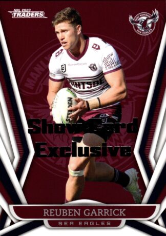 2023 NRL Traders Show Card Exclusive - 055 Reuben Garrick Manly Sea Eagles