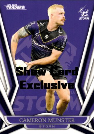 2023 NRL Traders Show Card Exclusive - 068 Cameron Munster Melbourne Storm