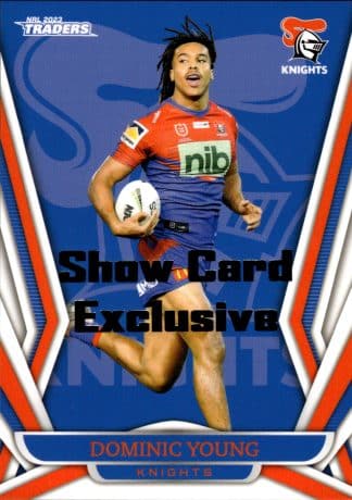 2023 NRL Traders Show Card Exclusive - 080 Dominic Young Newcastle Knights