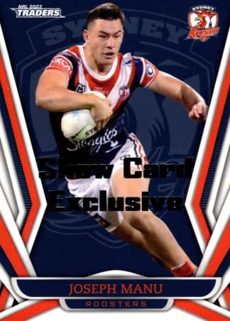 2023 NRL Traders Show Card Exclusive - 133 Joseph Manu Sydney Roosters