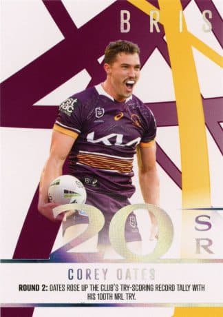 2023 NRL Traders Season To Remember - SR01 Corey Oates Brisbane Broncos