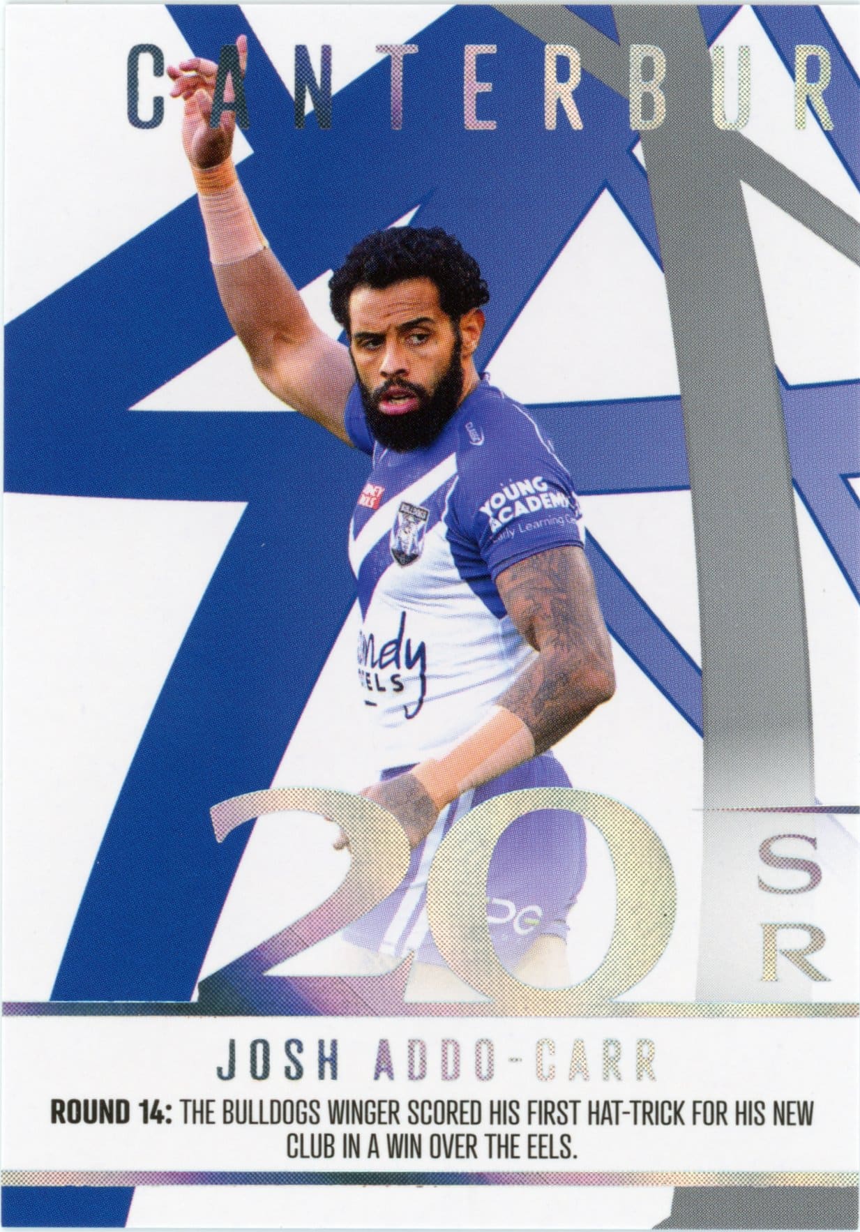 2023 NRL Traders Season To Remember - SR07 Josh Addo-Carr Canterbury ...