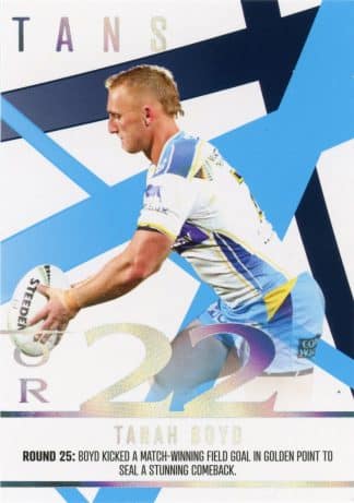 2023 NRL Traders Season To Remember - SR15 Tanah Boyd Gold Coast Titans