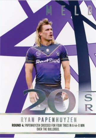 2023 NRL Traders Season To Remember - SR19 Ryan Papenhuyzen Melbourne Storm