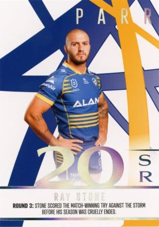 2023 NRL Traders Season To Remember - SR28 Ray Stone Parramatta Eels