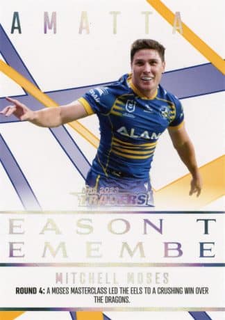 2023 NRL Traders Season To Remember - SR29 Mitchell Moses Parramatta Eels