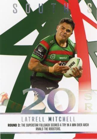 2023 NRL Traders Season To Remember - SR34 Latrell Mitchell South Sydney Rabbitohs