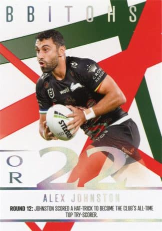 2023 NRL Traders Season To Remember - SR36 Alex Johnston South Sydney Rabbitohs