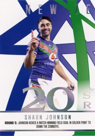 2023 NRL Traders Season To Remember - SR43 Shaun Johnson Warriors