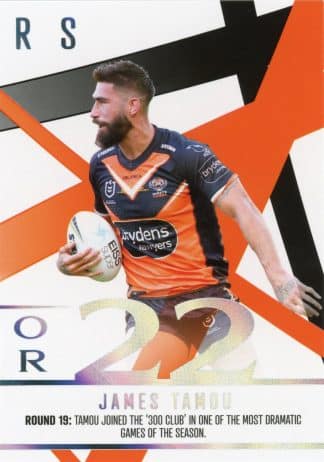 2023 NRL Traders Season To Remember - SR48 James Tamou Wests Tigers