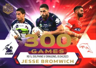 2023 NRL Player In Focus 300 Games - IF01 Jesse Bromwich Dolphins