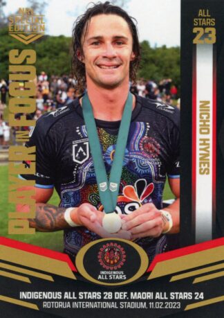 2023 NRL Player In Focus All Stars - IFAS01 Nicho Hynes Indigenous All Stars