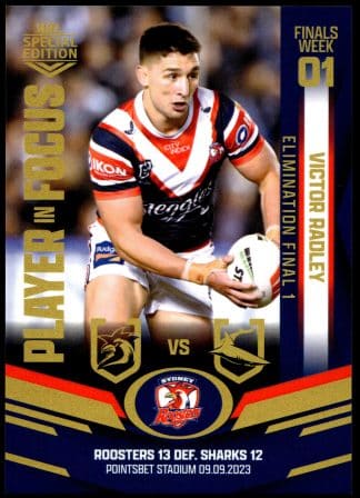 2023 NRL Player In Focus Finals Week 1 - IFEF1 Victor Radley Sydney Roosters