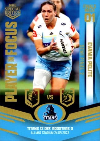 2023 NRL Player In Focus IFW Finals Week 1 - IFWSF2 Evania Pelite Gold Coast Titans