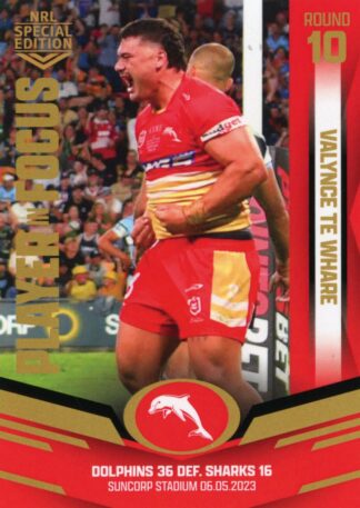 2023 NRL Player In Focus - IF10 Valynce Te Whare Dolphins