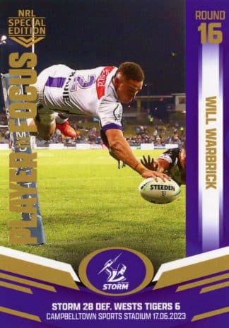 2023 NRL Player In Focus - IF16 Will Warbrick Melbourne Storm