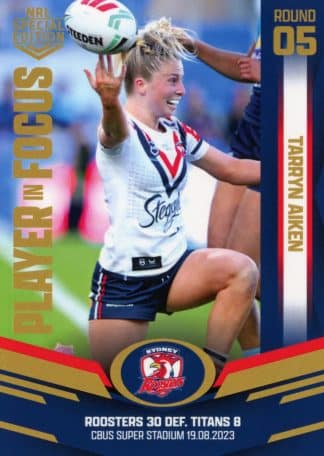 2023 NRLW Player In Focus - IFW05 Tarryn Aiken Sydney Roosters
