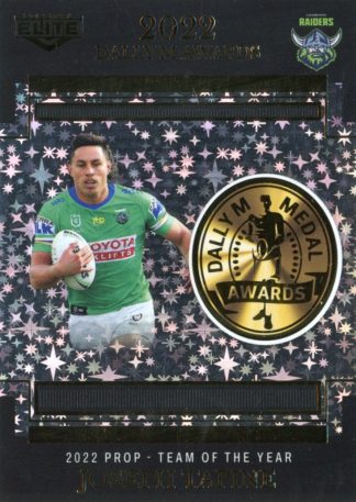 2023 NRL Elite Dally M Awards Priority - DMP13 Joseph Tapine Canberra Raiders