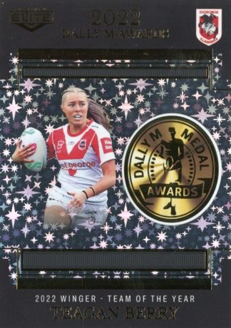 2023 NRL Elite Dally M Awards Priority - DMP21 Teagan Berry St George Dragons