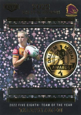 2023 NRL Elite Dally M Awards Priority - DMP25 Tarryn Aiken Brisbane Broncos