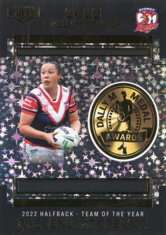 2023 NRL Elite Dally M Awards Priority - DMP26 Raecene McGregor Sydney Roosters