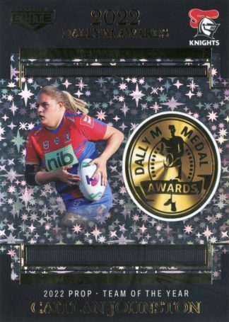 2023 NRL Elite Dally M Awards Priority - DMP30 Caitlan Johnston Newcastle Knights